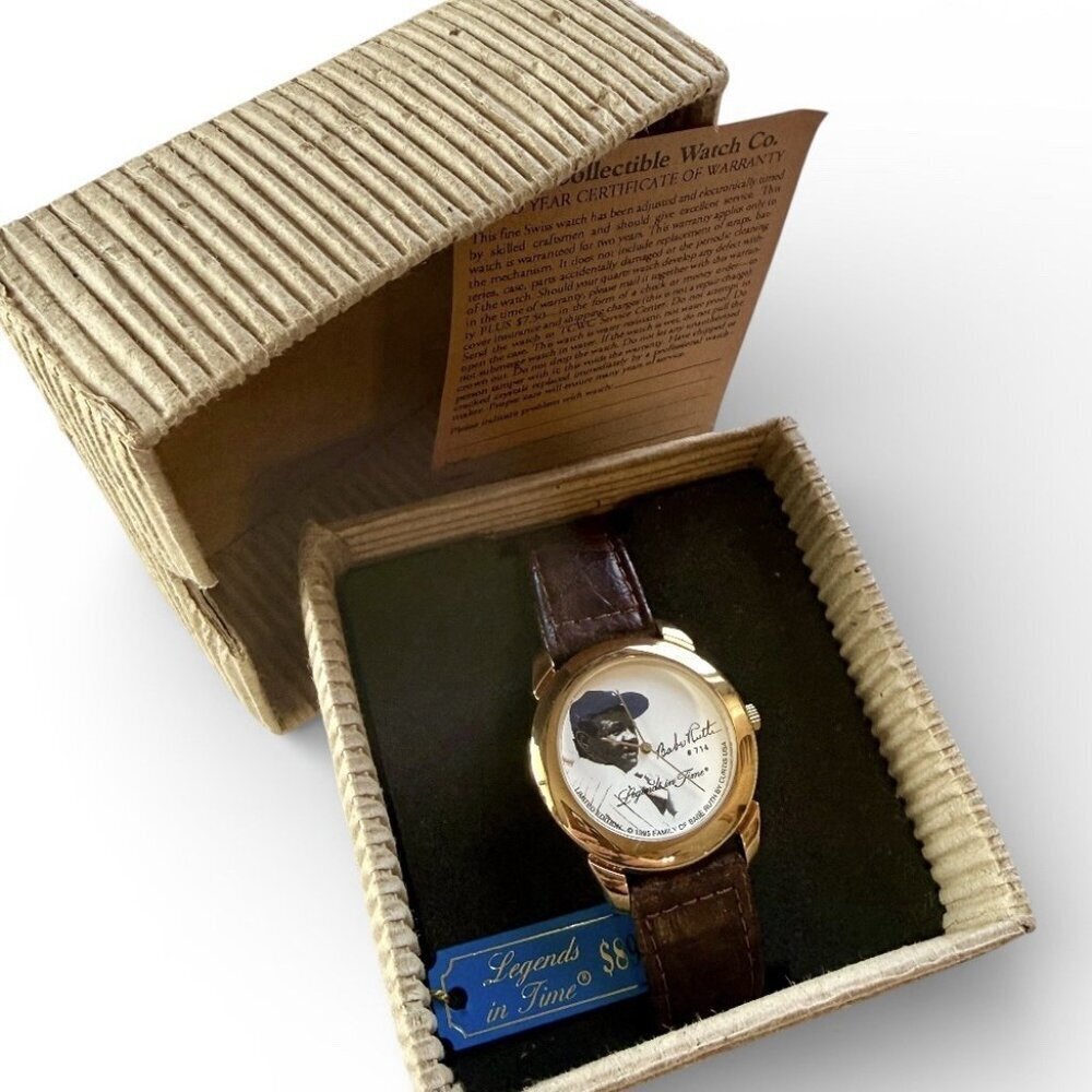 Babe Ruth Legends in Time Watch with Box